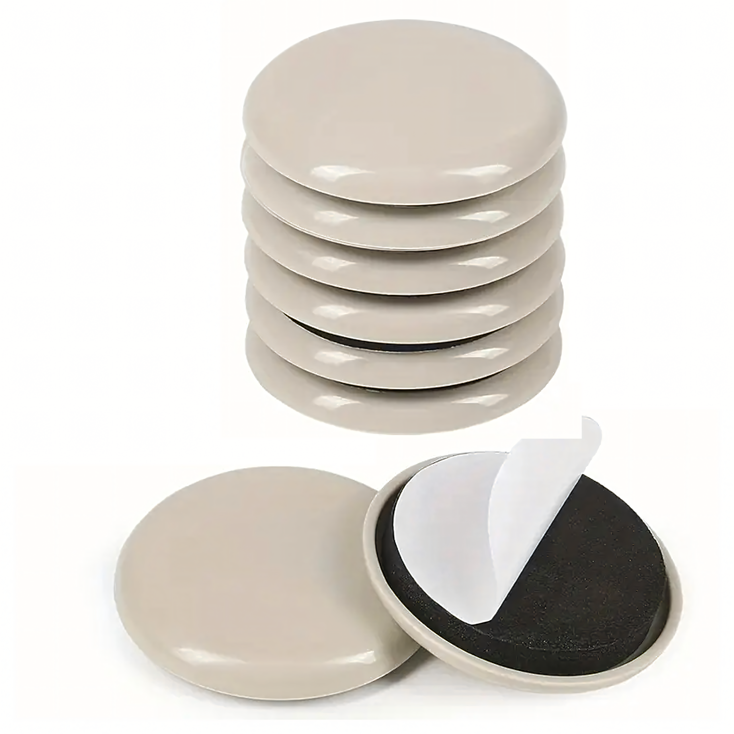 Discuri de glisare autoadezive pentru mobilă, rotunde, diametru 4,2 cm, set de 8 bucăți Engros