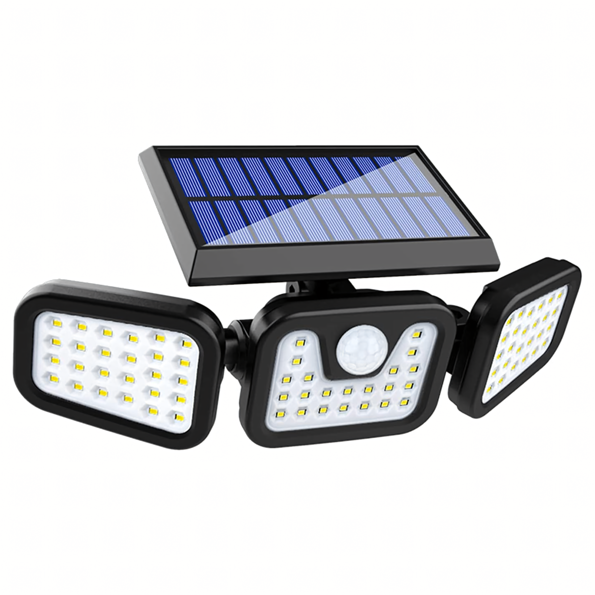 Lampă solară de exterior 74 LED, 4 în 1, cu senzori de mișcare și crepuscular Engros — Grădină & Terasă en gros