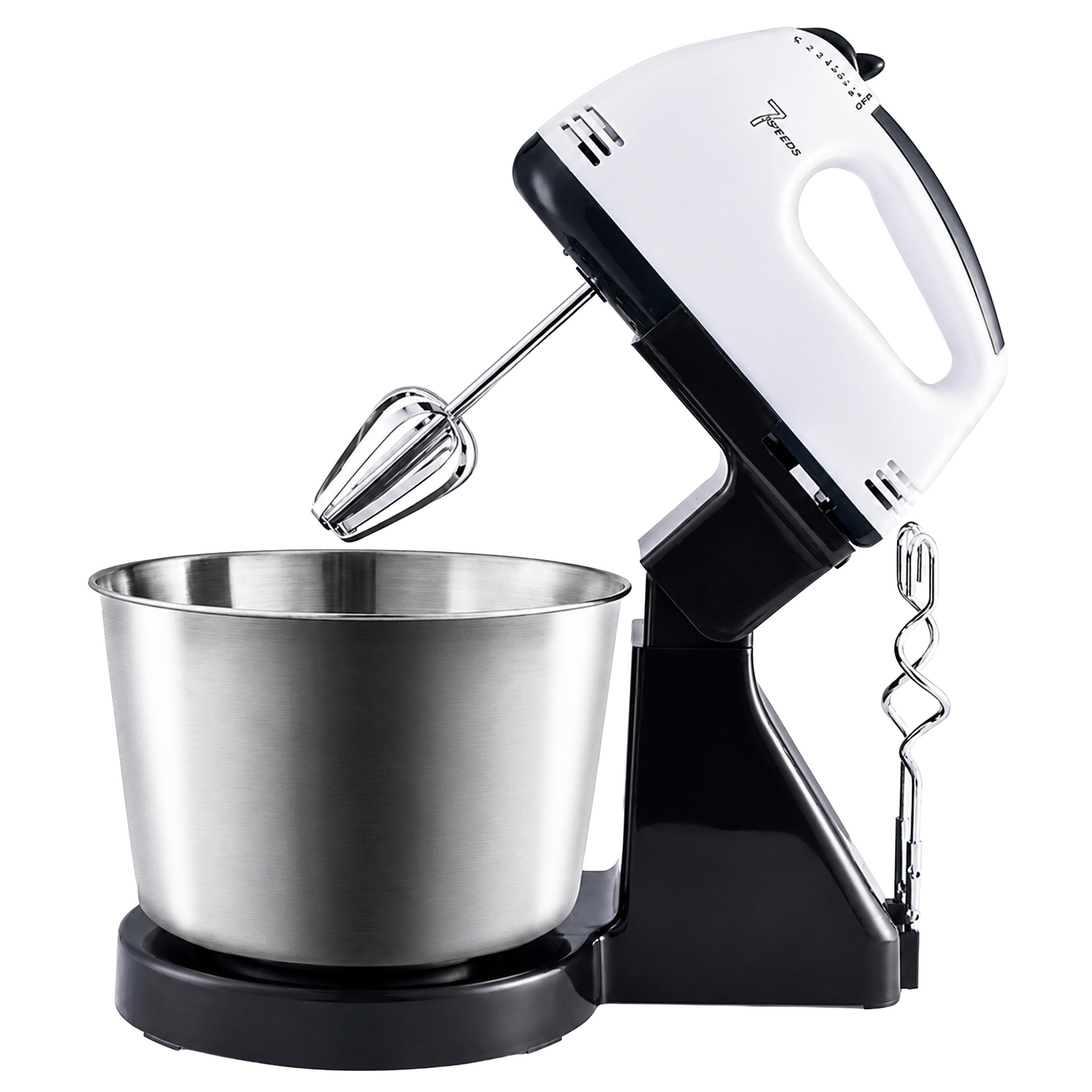 Lot de 168 de mixere de mână cu suport și bol din inox de 3 l, 100 W, 7 viteze Engros — Electronice & Gadgeturi en gros