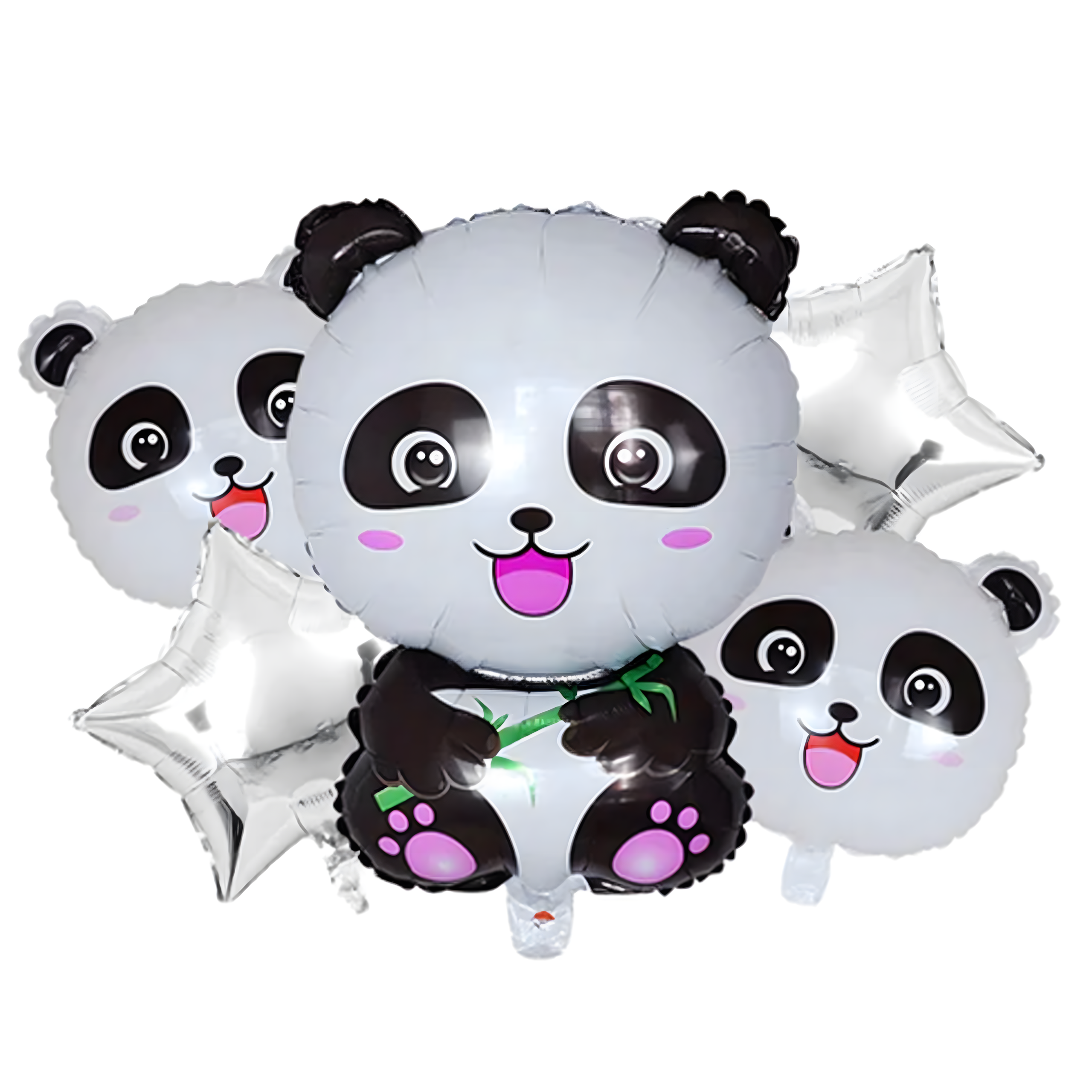 Set baloane aniversare din folie, Panda, 5 buc. Engros — Articole Sezoniere & Festive en gros