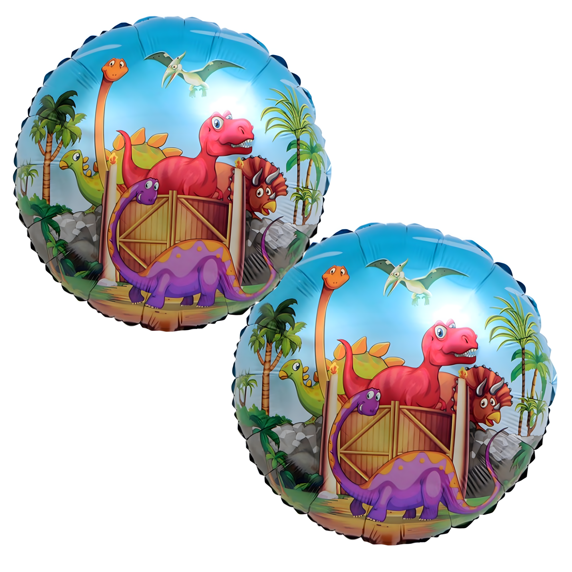 Set baloane aniversare cu dinozaur, din folie, 5 buc Engros