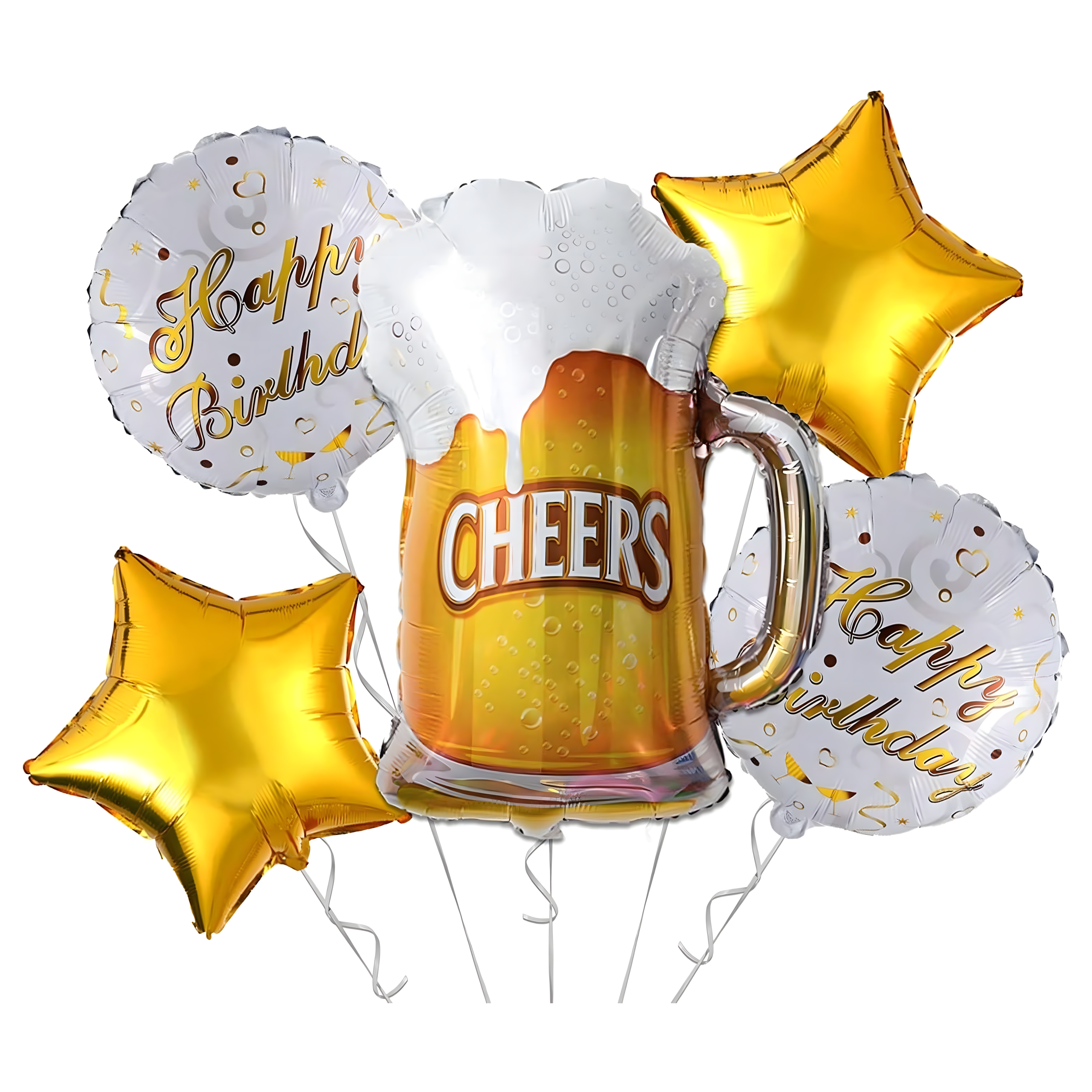 Set baloane aniversare, halbă de bere Cheers Engros — Articole Sezoniere & Festive en gros